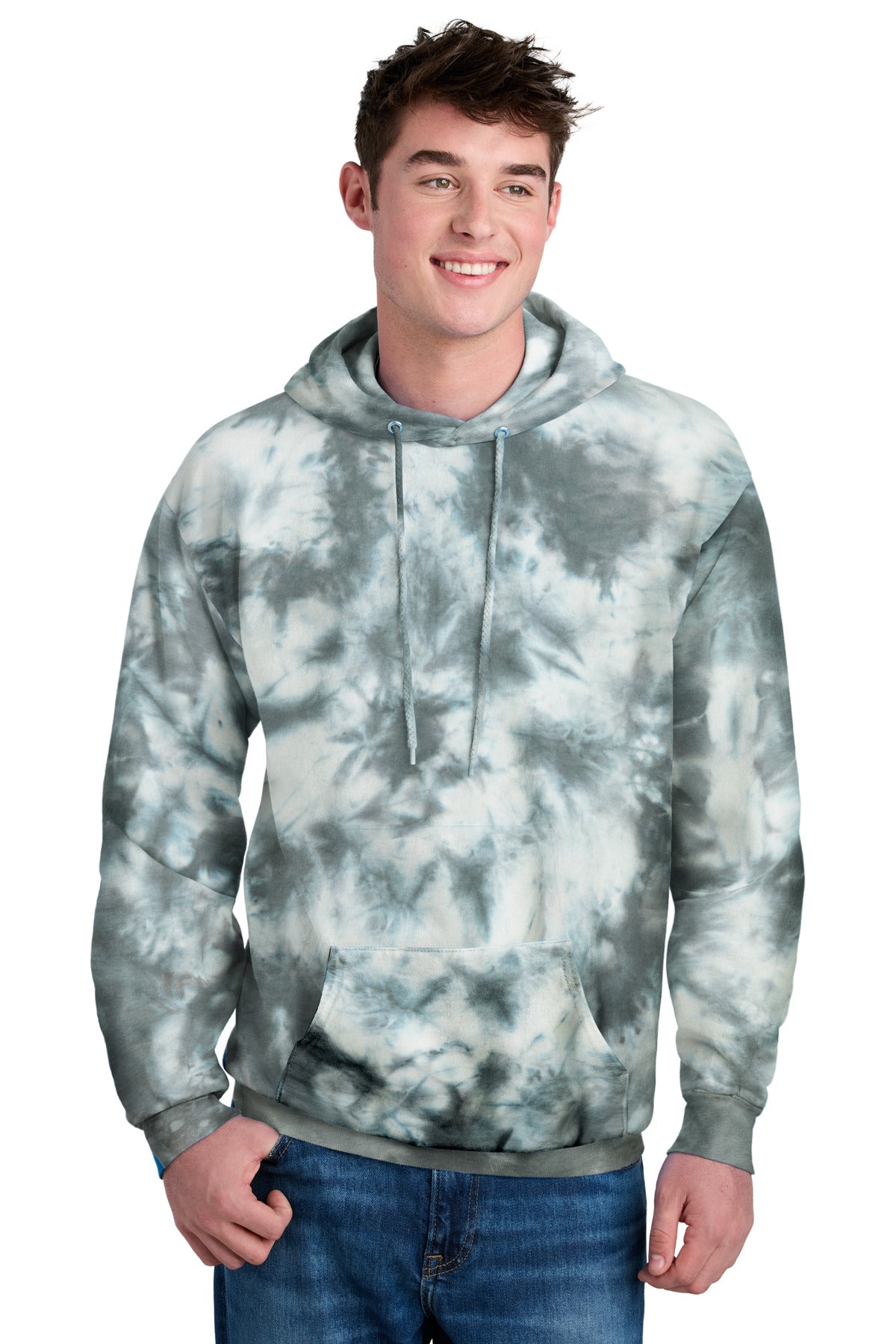 Port & Company® Crystal Tie-Dye Pullover Hoodie