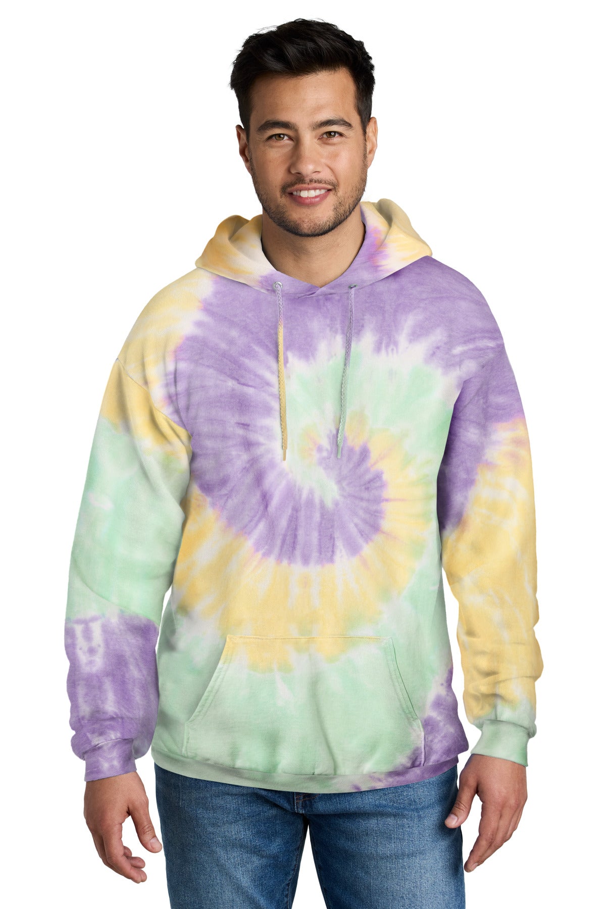 Port & Company® Tie-Dye Pullover Hooded Sweatshirt