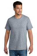 Port & Company® Camiseta CVC de cuello redondo y manga corta