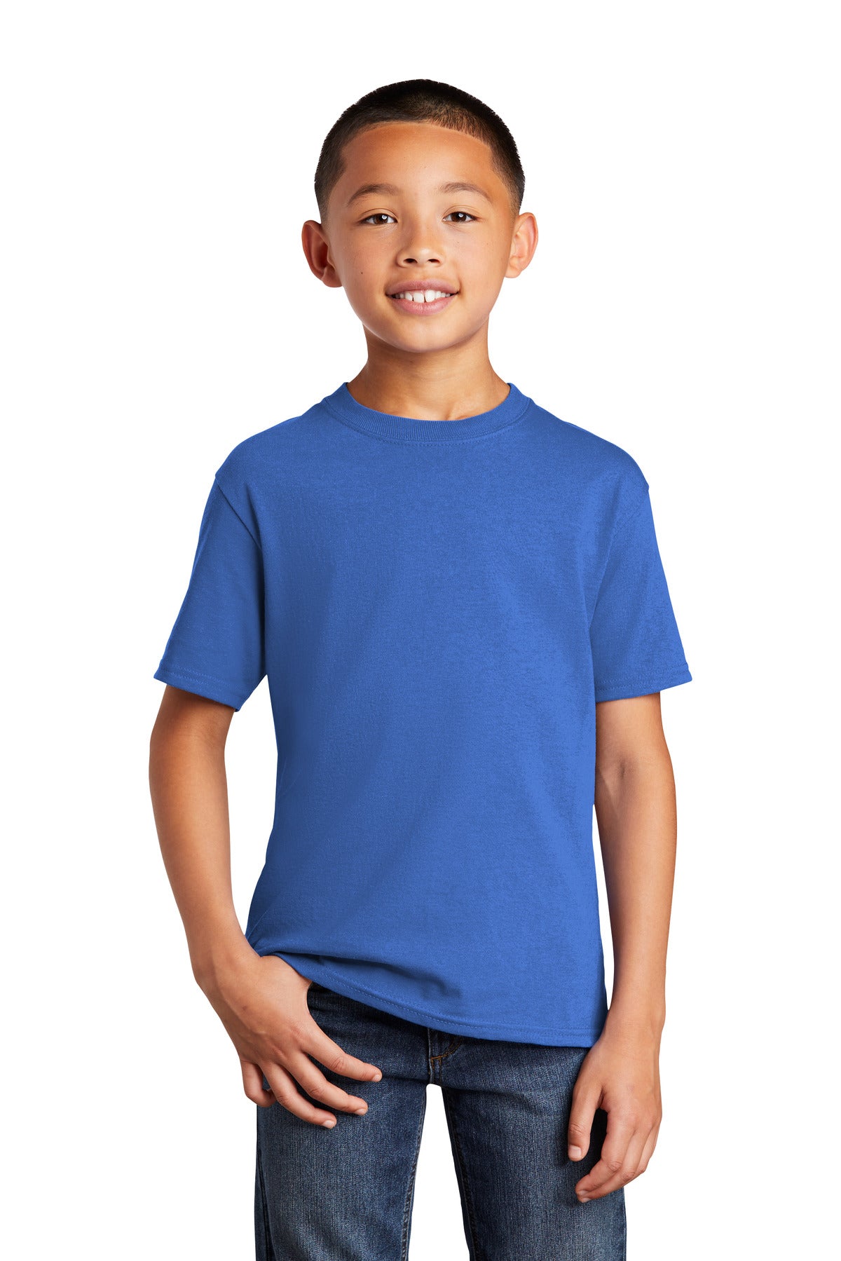 Port & Company® Youth Core Cotton DTG Tee