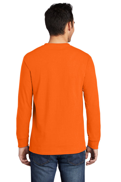 Port & Company® - Long Sleeve Essential Pocket Tee