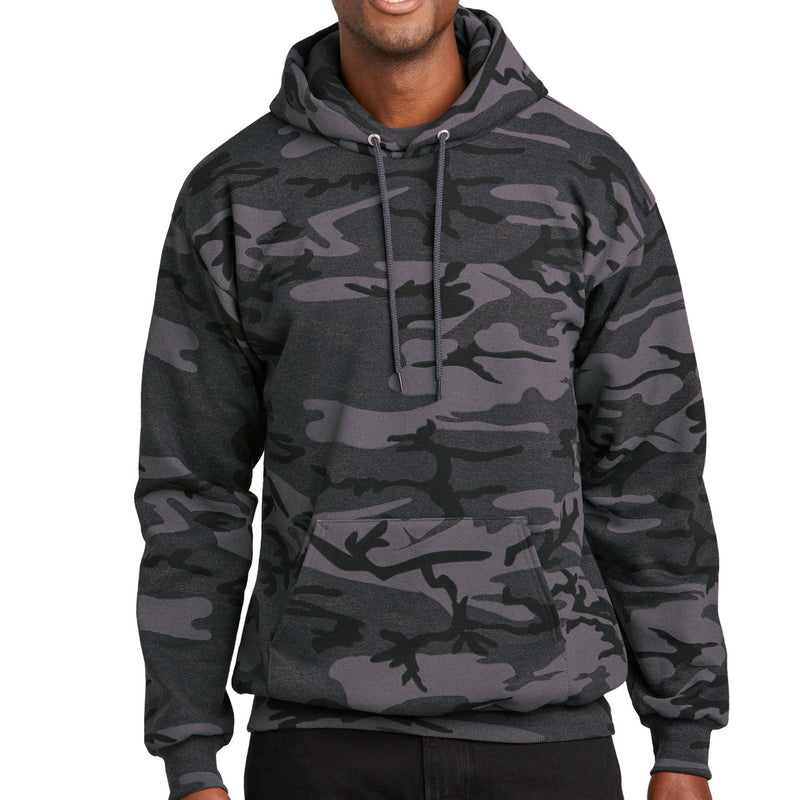 Port & Company® Core Fleece Camo Pullover Hooded Sweatshirt