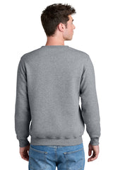 Port & Company® Core Fleece Crewneck Pocket Sweatshirt