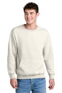 Port & Company® Sudadera de forro polar con bolsillo y cuello redondo