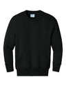 Port & Co® Youth Core Fleece Crewneck Pocket Sweatshirt