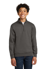 Port & Company® Youth Core Fleece 1/4-Zip Pullover Sweatshirt