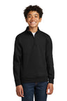 Port & Company® Youth Core Fleece 1/4-Zip Pullover Sweatshirt