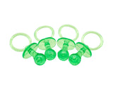 2.5" Mint Transparent Plastic Baby Shower Pacifier - Pack of 36