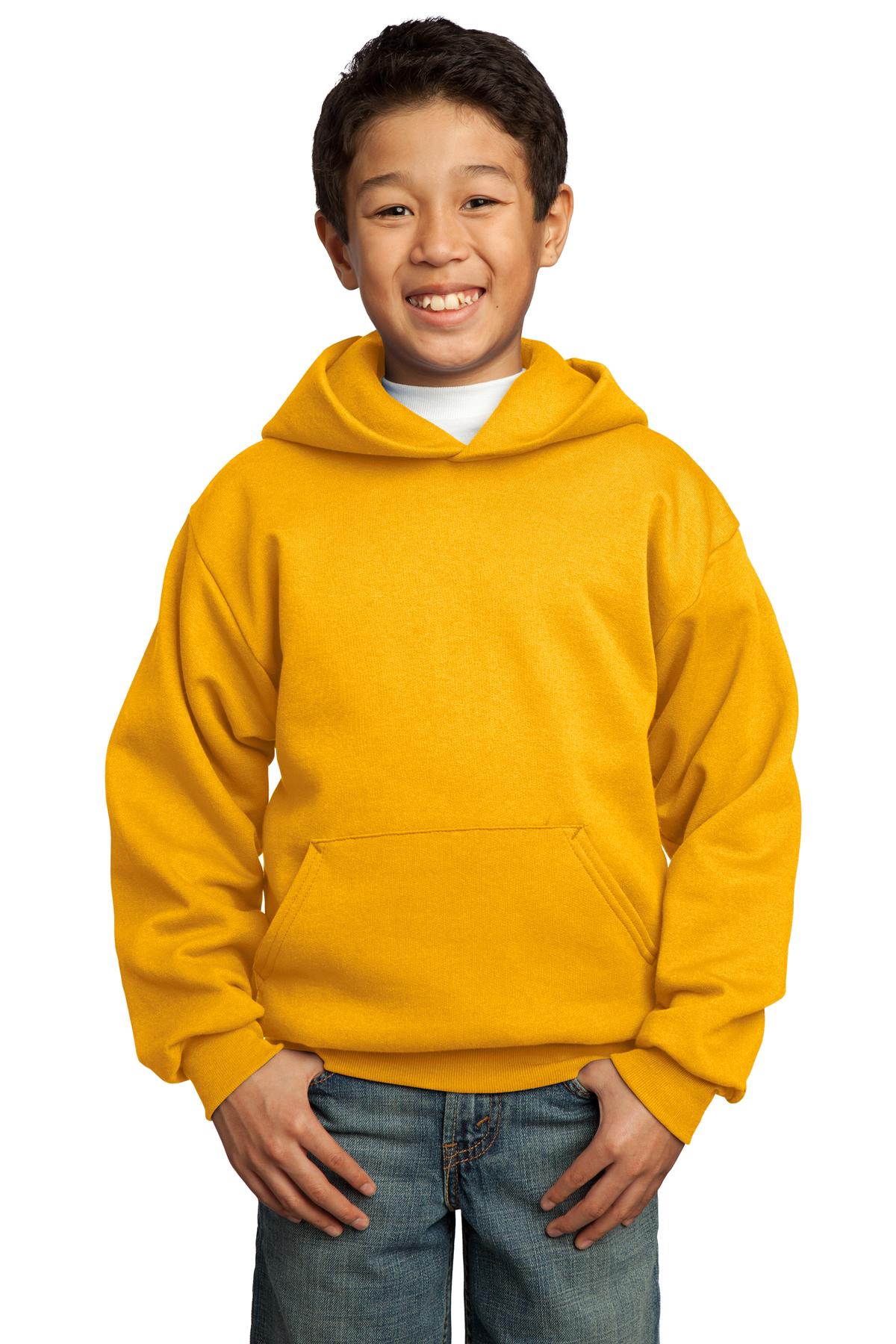 Port & Company® - Youth Core Fleece Pullover Hooded Sweatshirt