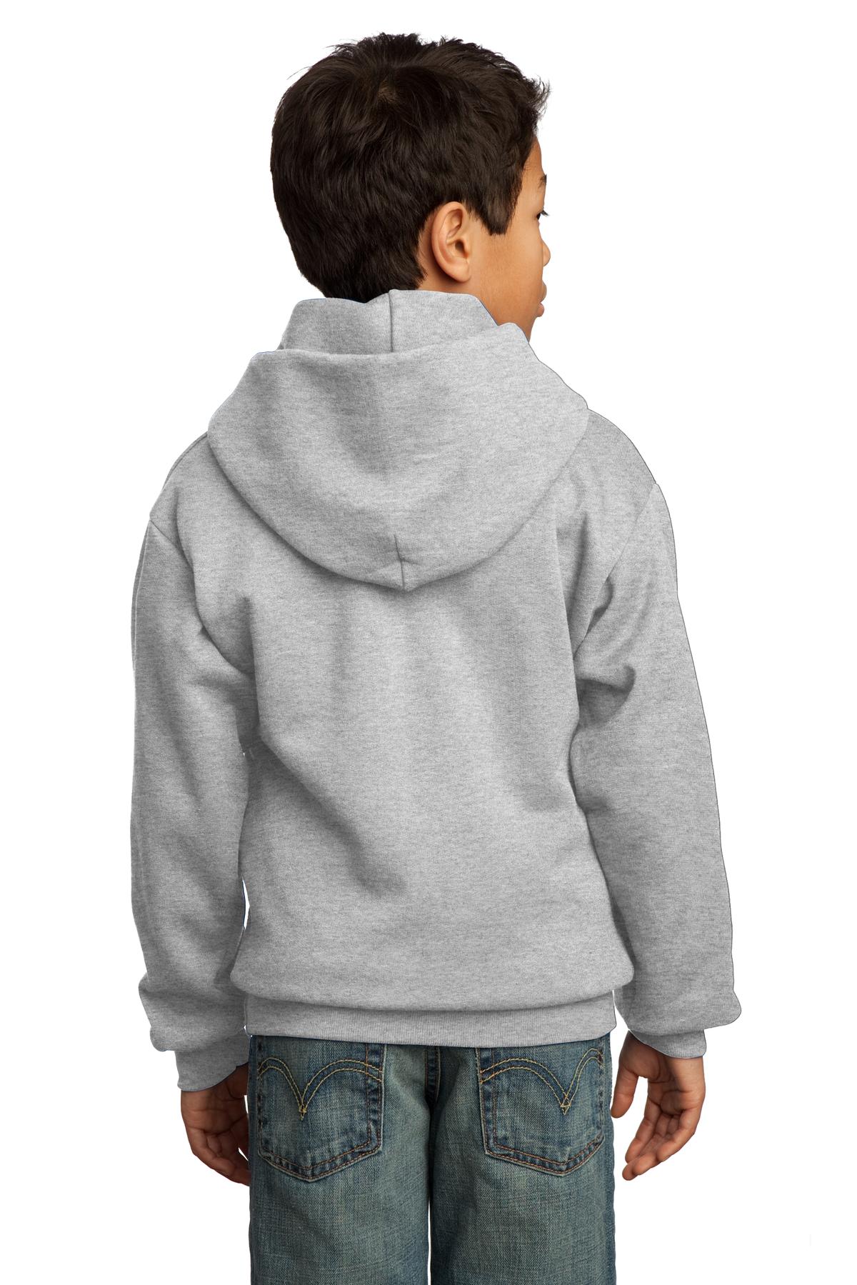 Port & Company® - Youth Core Fleece Pullover Hooded Sweatshirt