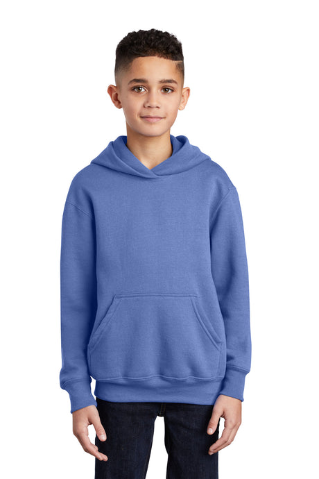 Port & Company® - Youth Core Fleece Pullover Hooded Sweatshirt