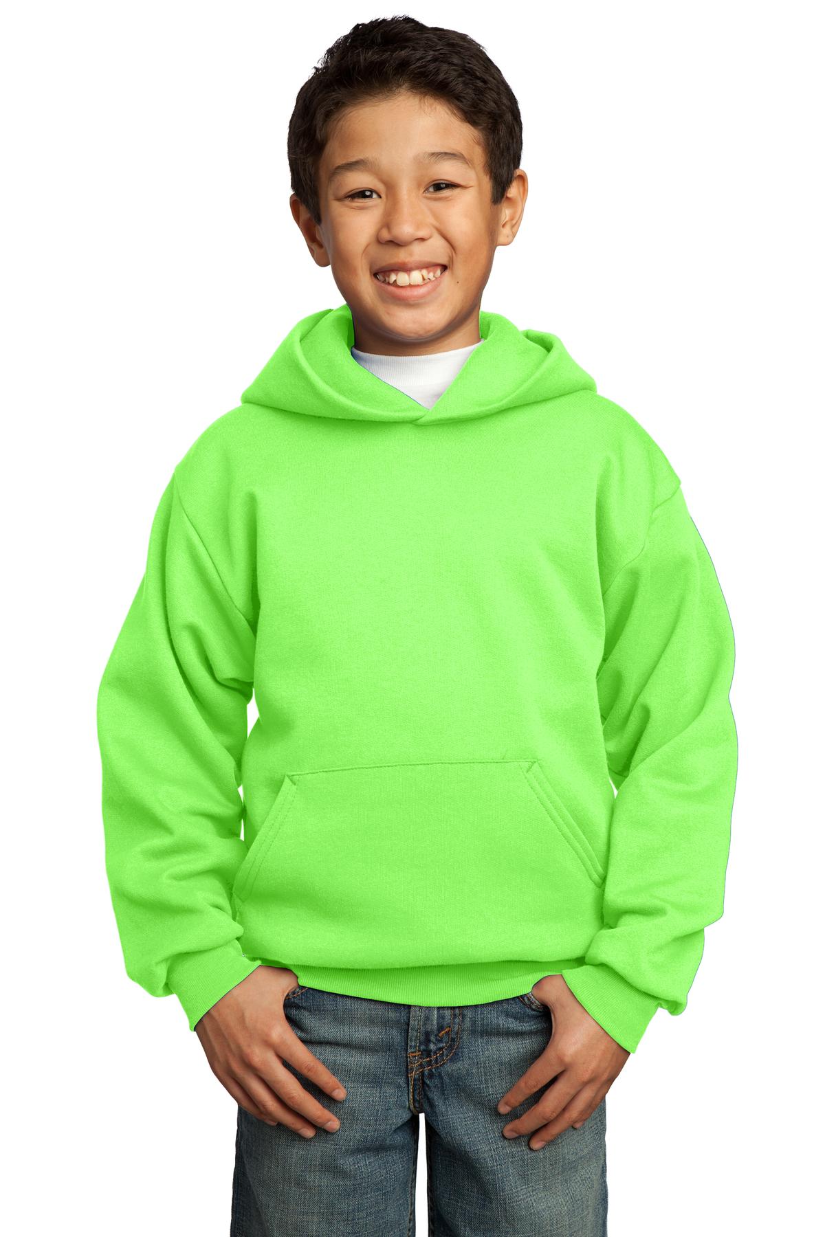 Port & Company® - Youth Core Fleece Pullover Hooded Sweatshirt