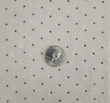 1 Yard Beige or Charcoal Clip Dot Chiffon Lightweight Sheer Polyester Fabric for Dresses & Sarees, 57/58" Wide