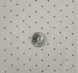 Poly Clip Dot Chiffon 1D1330 Polyester Fabric - Beige/Charcoal Clip Dot, 57/58" Width