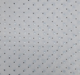 Poly Clip Dot Chiffon Fabric - Blue/Charcoal Clip Dot, 57/58" Width