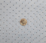1 Yard Blue or Charcoal Clip Dot Chiffon Fabric, 57/58" Wide Lightweight Soft Draping Polyester