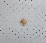 Poly Clip Dot Chiffon Fabric - Blue/Charcoal Clip Dot, 57/58" Width