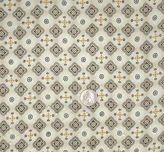 Poly Clip Dot Chiffon 1D1574 Taupe Polyester Fabric - Taupe Clip Dot, 57/58" Width (1 Yard)