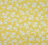 1 Yard Yellow or Off White Poly Crepe Fabric Lightweight Draping Polyester 57/58" Wide