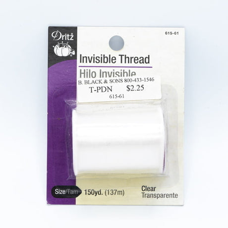Prym Dritz Invisible Thread - Transparent Sewing Thread
