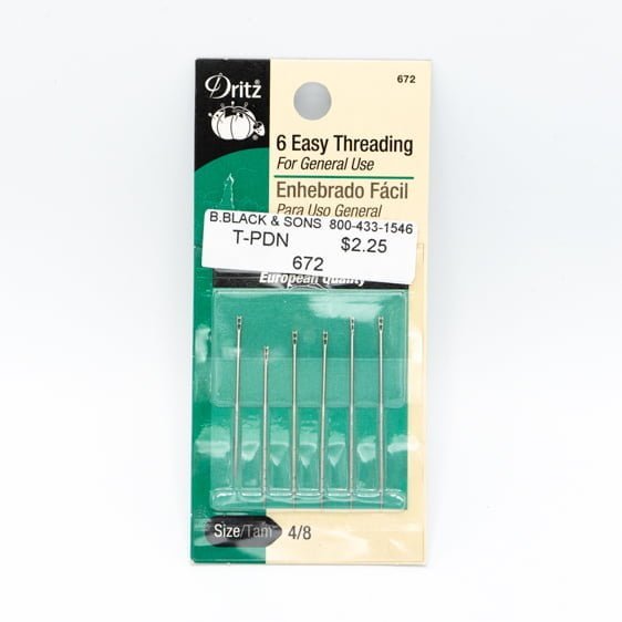 Easy Threading Needles - Metal Sewing Needles (6 Pack)