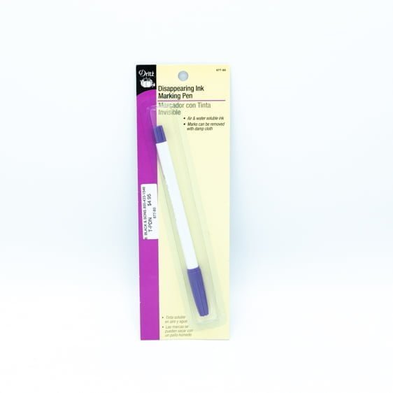Disappearing Ink Marking Pen - Air & Water Soluble Ink, Pink/Purple