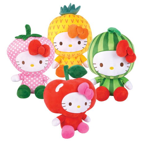 Hello Kitty Fruit Themed Plushies (13 in)