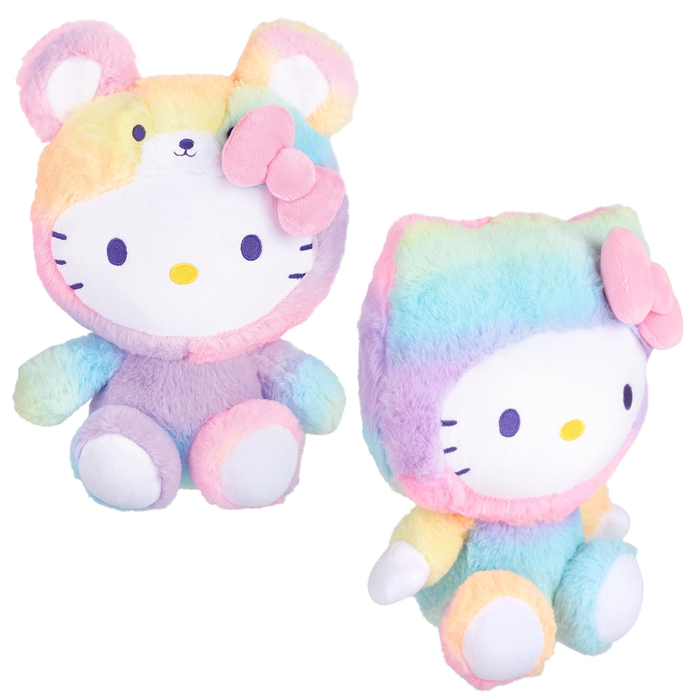 Hello Kitty Plush Rainbow Sherbet 11.5"