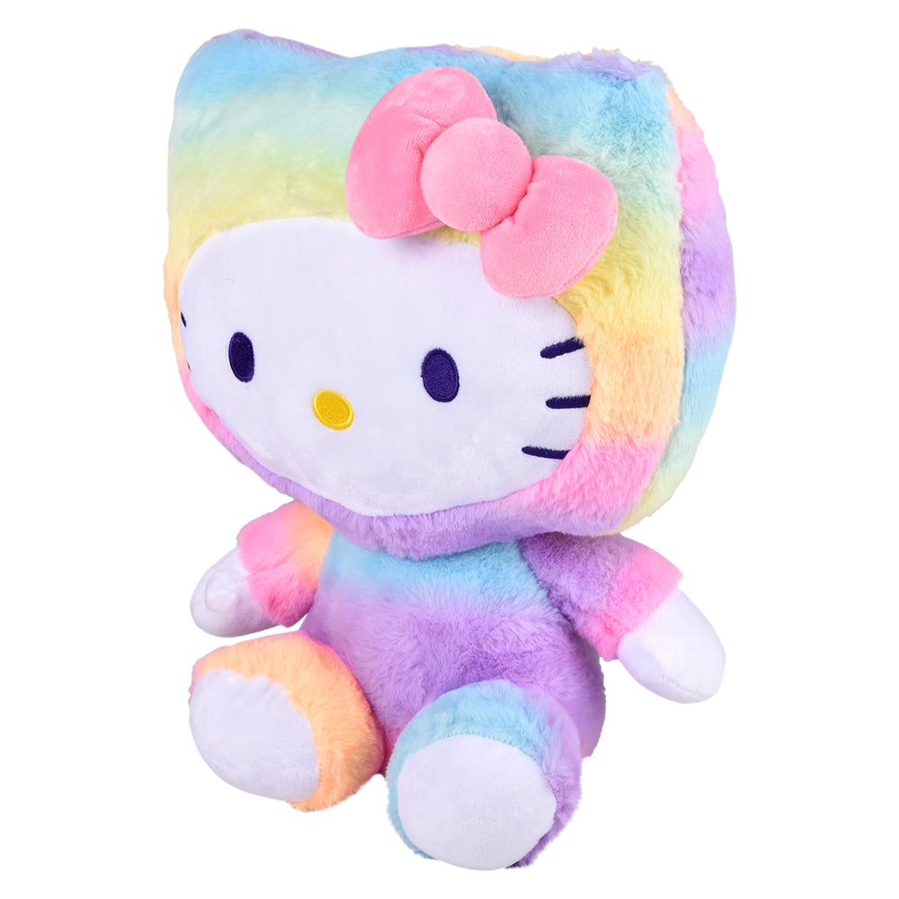 Hello Kitty Plush 17.5" Rainbow Sherbet