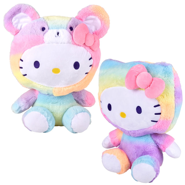 Hello Kitty Plush 17.5" Rainbow Sherbet