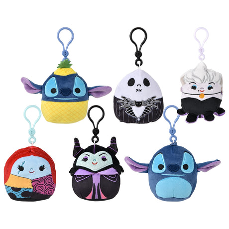 Disney Squishmallow Mini Clip Plush Display