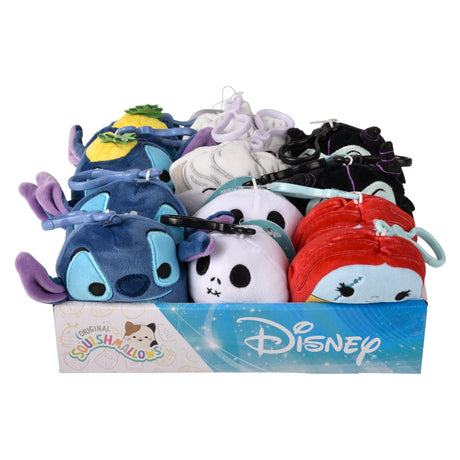 Disney Squishmallow Mini Clip Plush Display