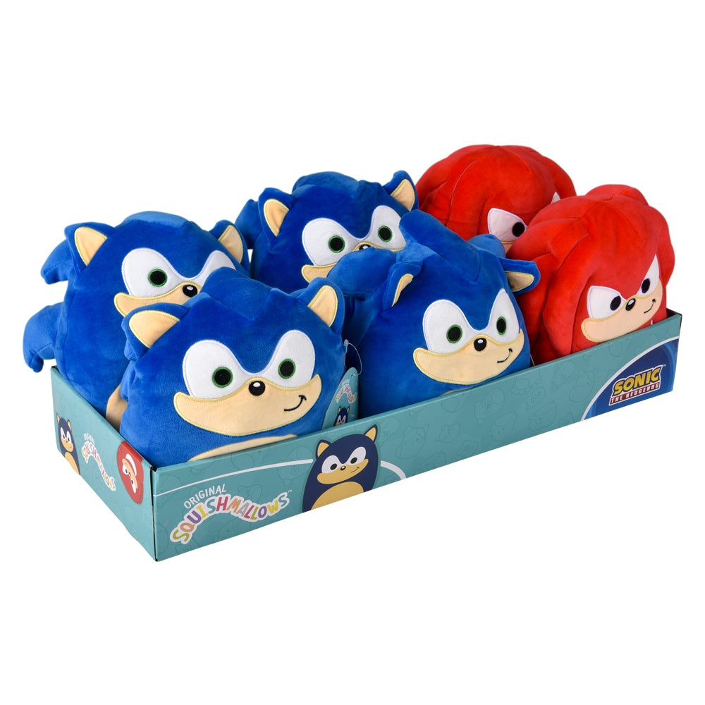 Sonic Squishmallow Plush Display (8 in Assorted)