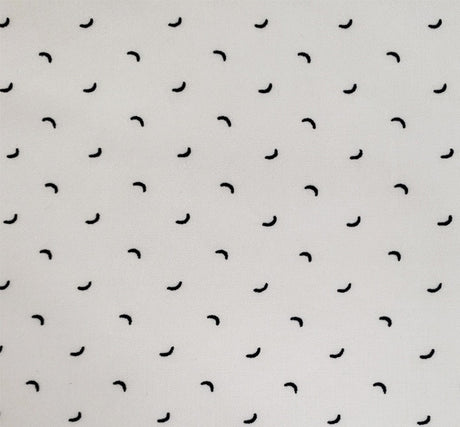 Poly Dull Satin 1D1377 Polyester Fabric - Beige/Black, 57/58" Width