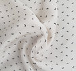 Poly Dull Satin 1D1377 Polyester Fabric - Beige/Black, 57/58" Width