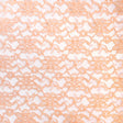 Peach Raschel Lace Fabric