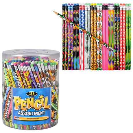 Pencils in Canister (288 PC Canister)