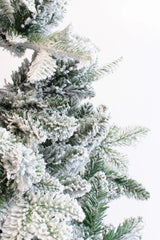 Alpine Fir Artificial Christmas Tree – Snow Flocked
