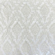 Perla Polyester Fabric - Shiny Floral Damask Jacquard, 55" Width (1 Yard)
