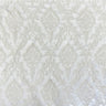 Perla Polyester Fabric - Shiny Floral Damask Jacquard, 55" Width (1 Yard)