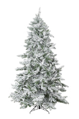 Alpine Spruce Snow Flocked Artificial Christmas Tree 5 feet