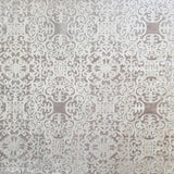 Petra Fabric Velvet Fabric - Metallic Moorish Foil Print, 55" Width (1 Yard)