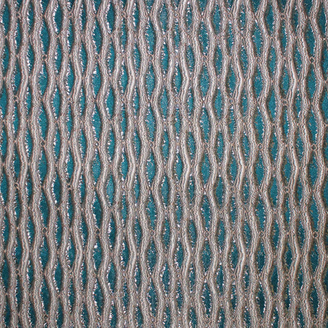 Peyton Fabric Wavy Striped Textured Jacquard Fabric - Ivory, Beige, Silver, Gold, Blush, Magenta, Sky, Spa, Ocean, Cerulean, Peacock, Lime, White, Cream, 53" Width (1 Yard)