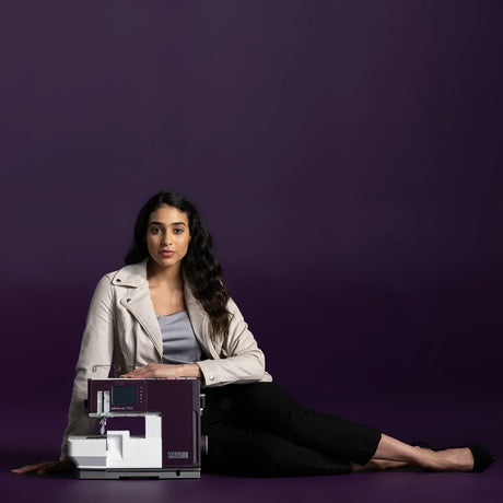 Coverlock Machine Purple Air-Threading