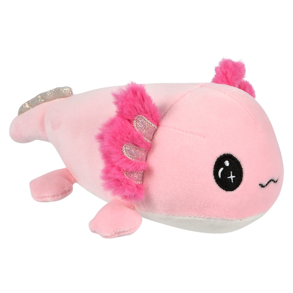 Axolotl Plush 8.5" Laying Axolotl