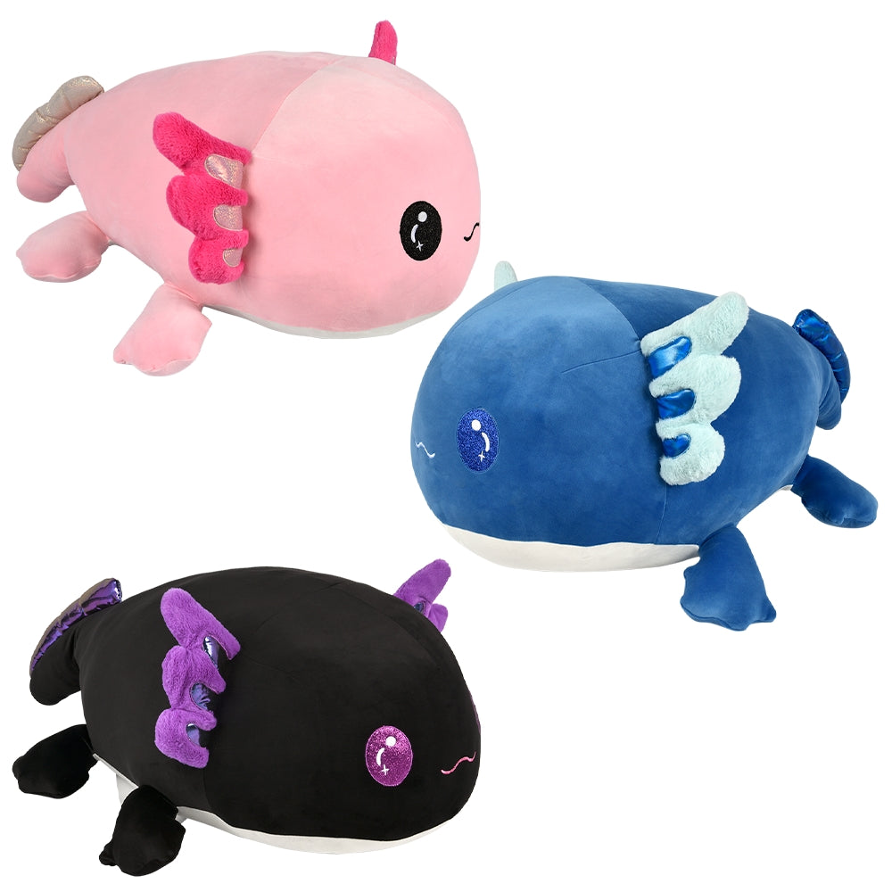 Axolotl Plush 36" Laying Axolotl (SS)