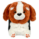 Plush Belly Buddy Black And Brown Dog (1 EA)