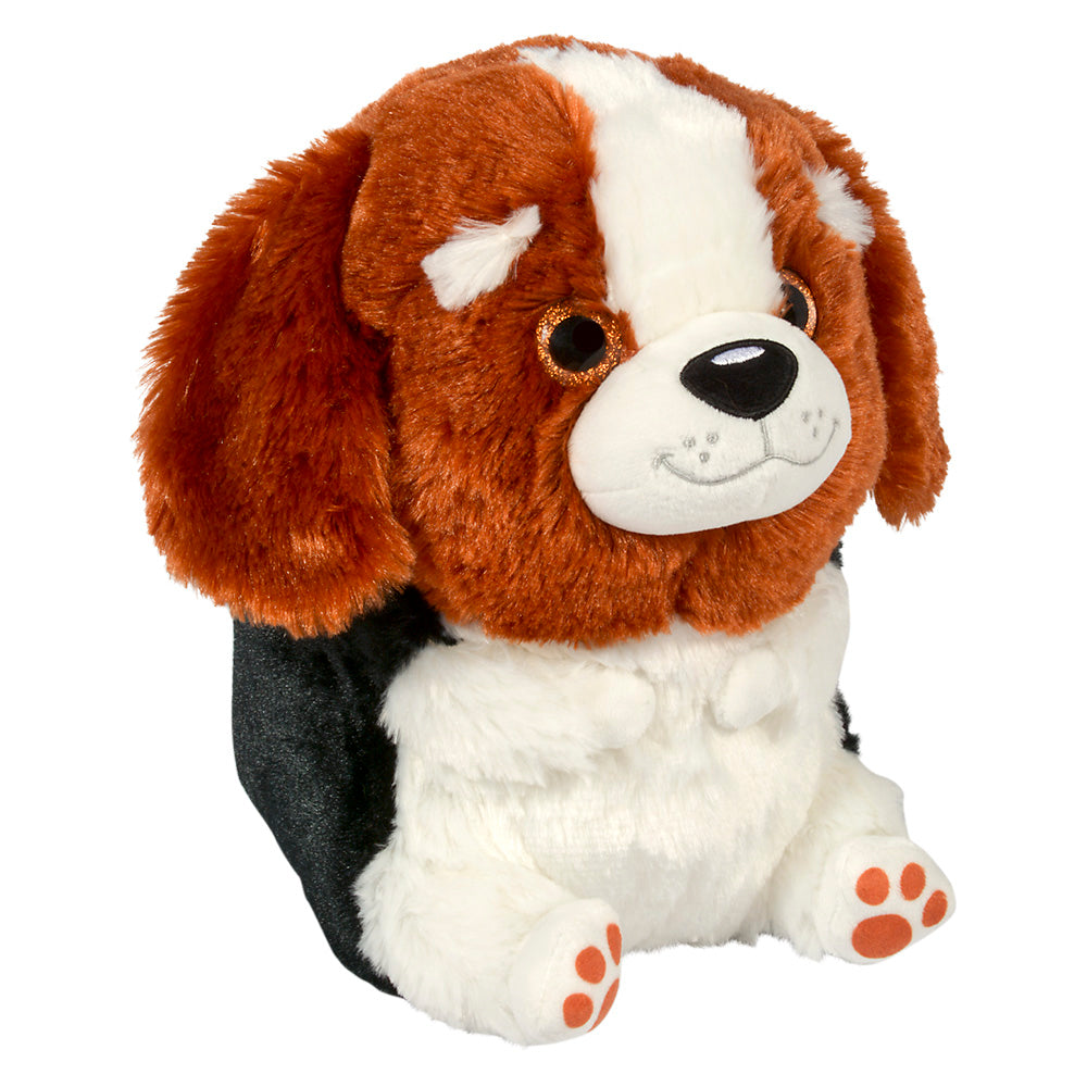 Plush Belly Buddy Black And Brown Dog (1 EA)