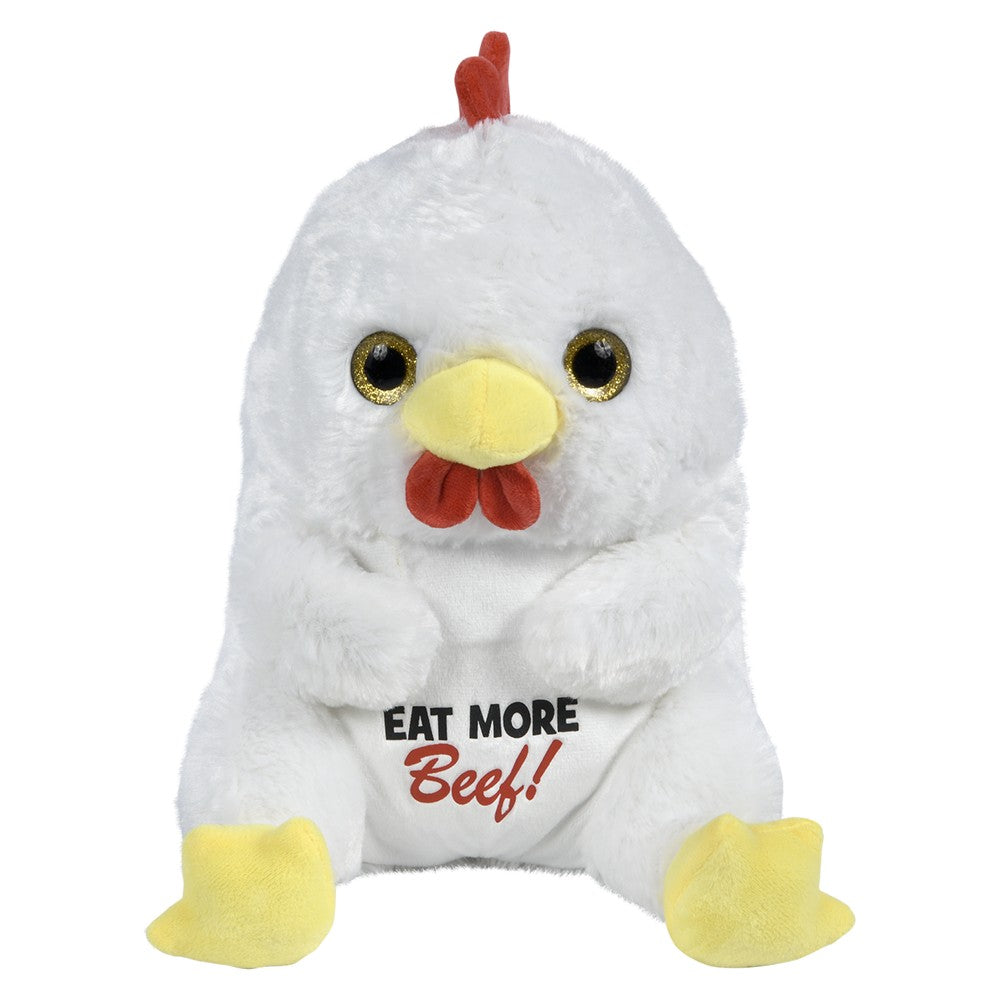 Belly Buddy Chicken Plush Chicken Eat More Beef