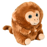 Monkey Plush Belly Buddy 8.5"